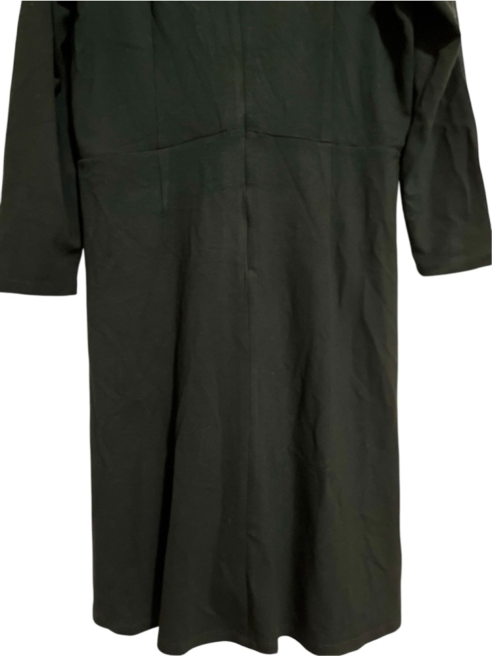 Women's LOFT Plus Green Long Sleeve Wrap Dress Size 16 - Picture 3 of 8